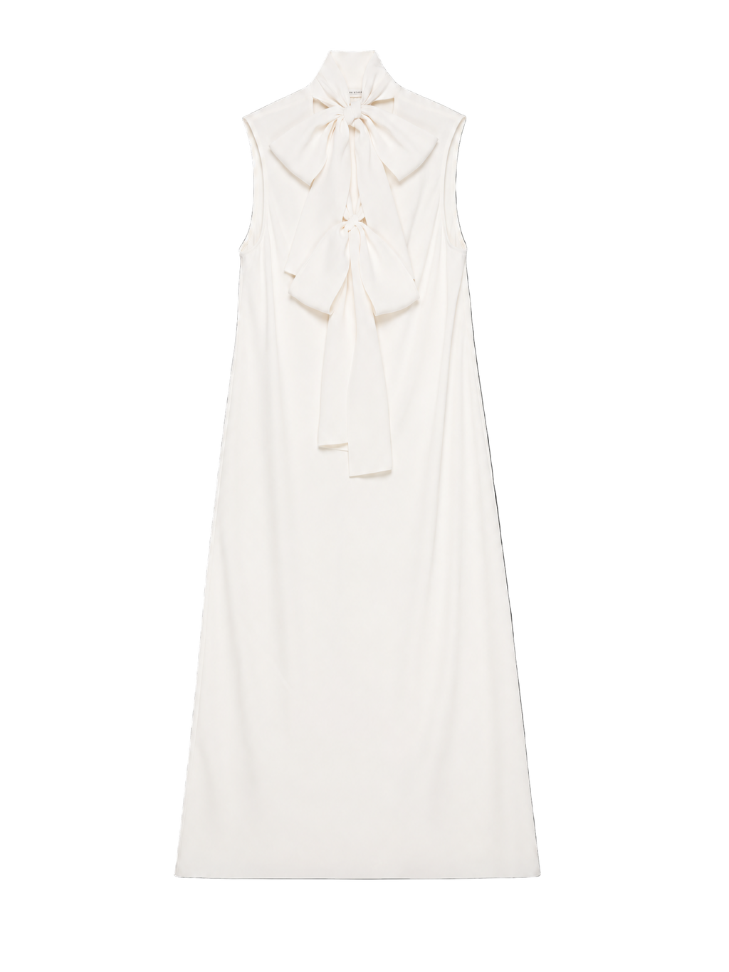 THE CHERBOURG DRESS /ORGANIC SILK CREPE DE CHINE/ CREME