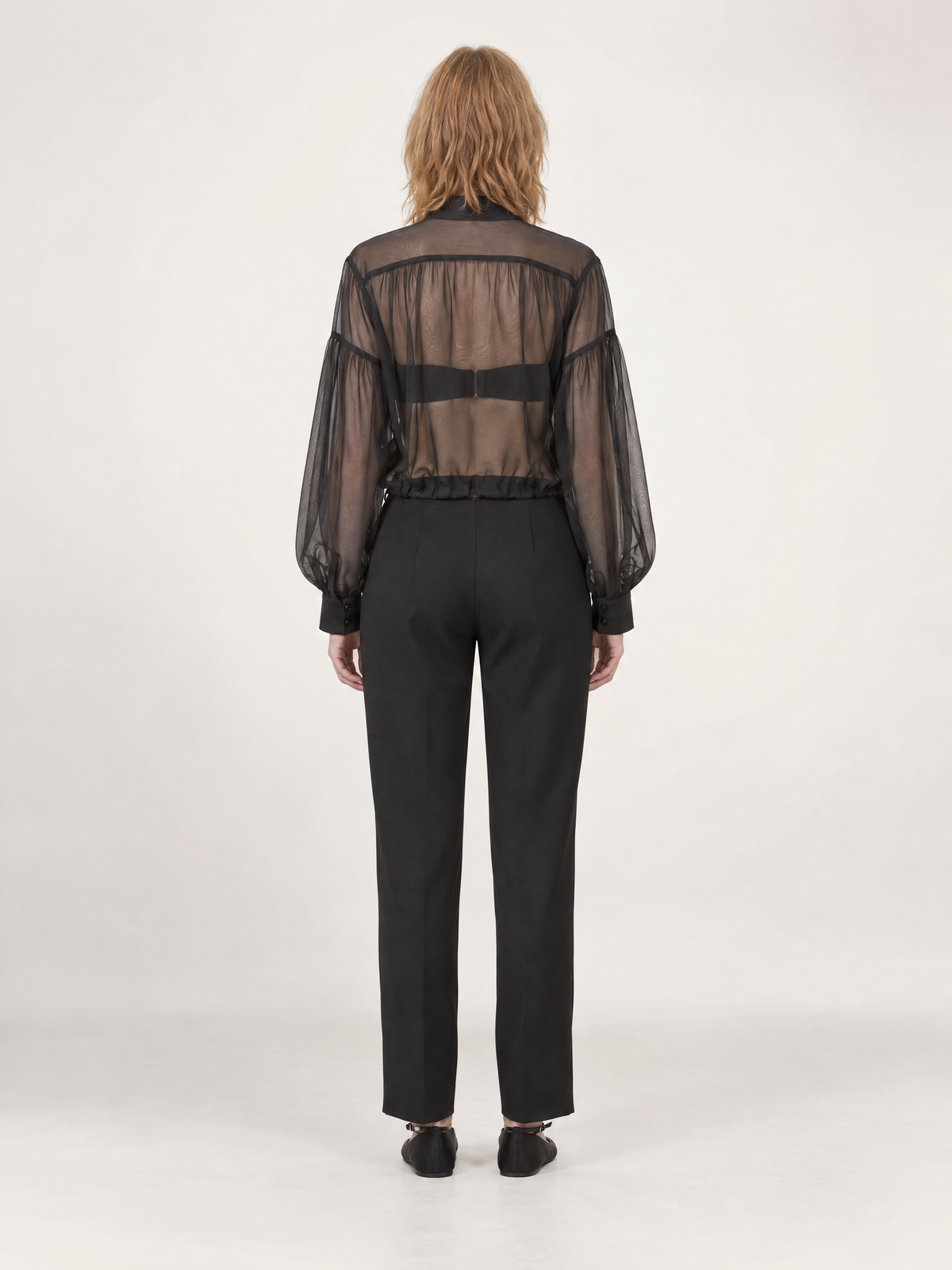 THE EVERYDAY PANT/ORGANIC STRETCH WOOL/BLACK