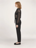 THE EVERYDAY PANT/ORGANIC STRETCH WOOL/BLACK