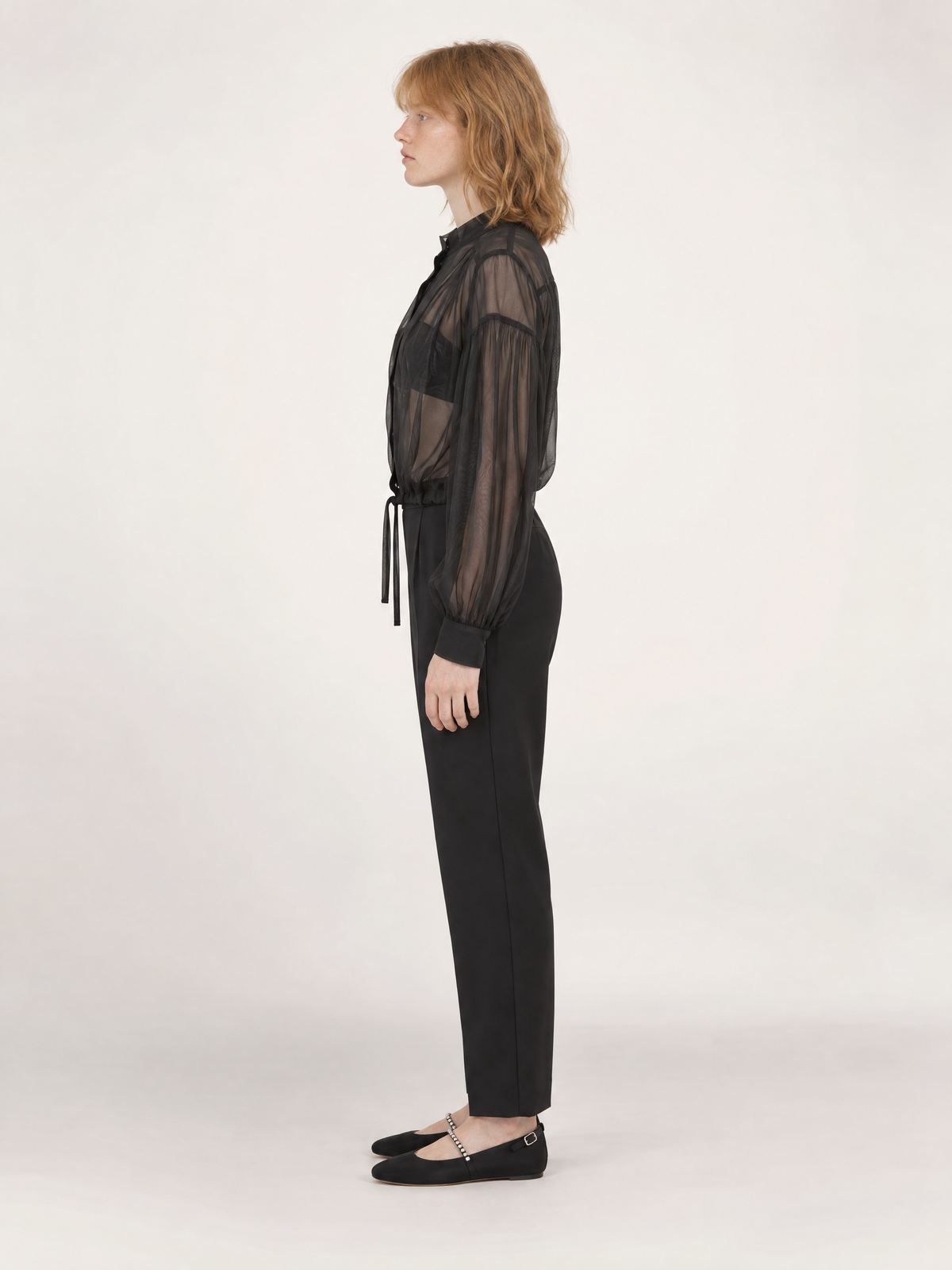 THE EVERYDAY PANT/ORGANIC STRETCH WOOL/BLACK