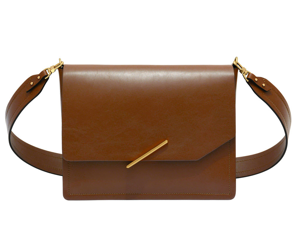 THE JEMISON SATCHEL/AMERICAN BOVINE/TOBACCO
