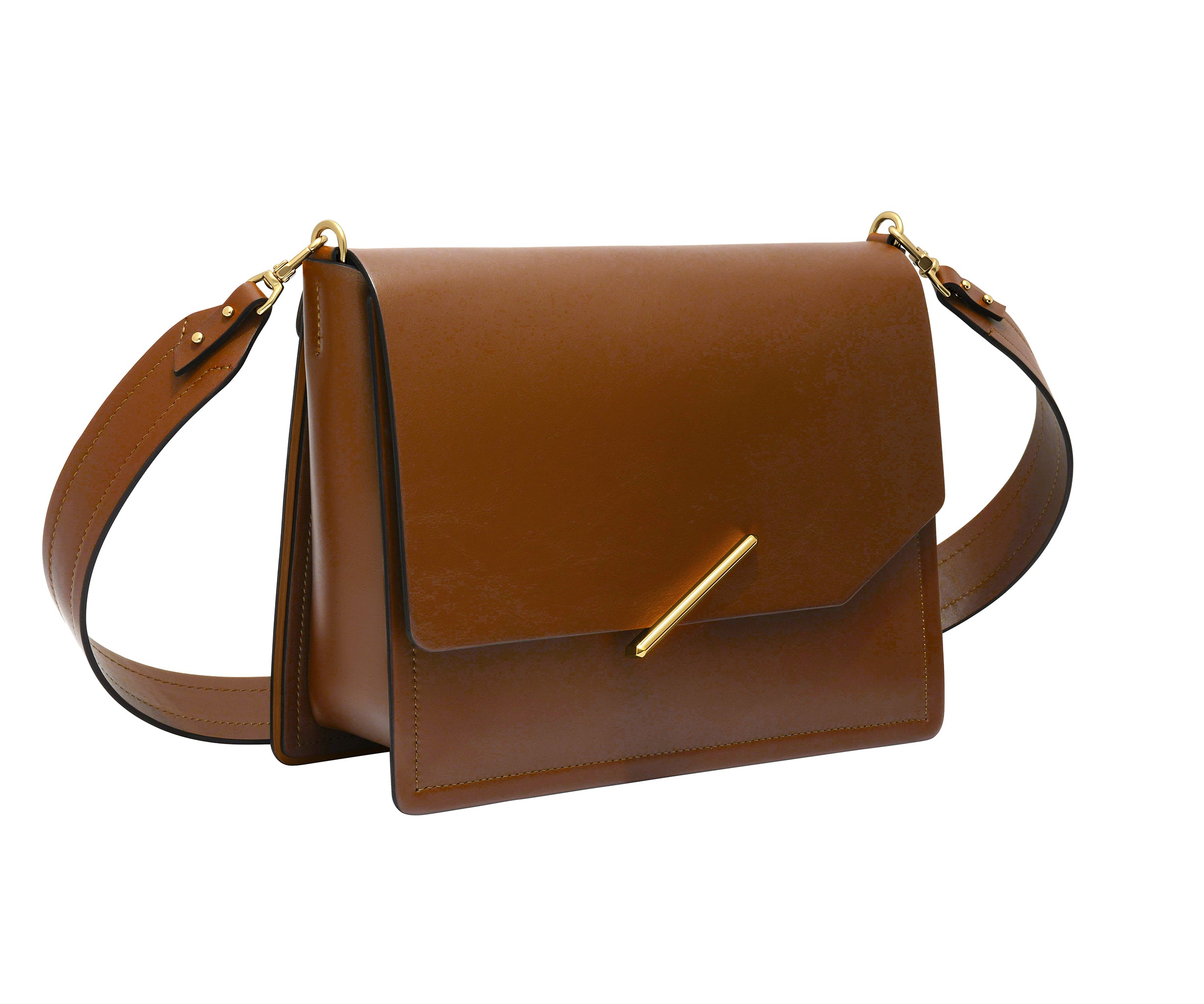 THE JEMISON SATCHEL/AMERICAN BOVINE/TOBACCO