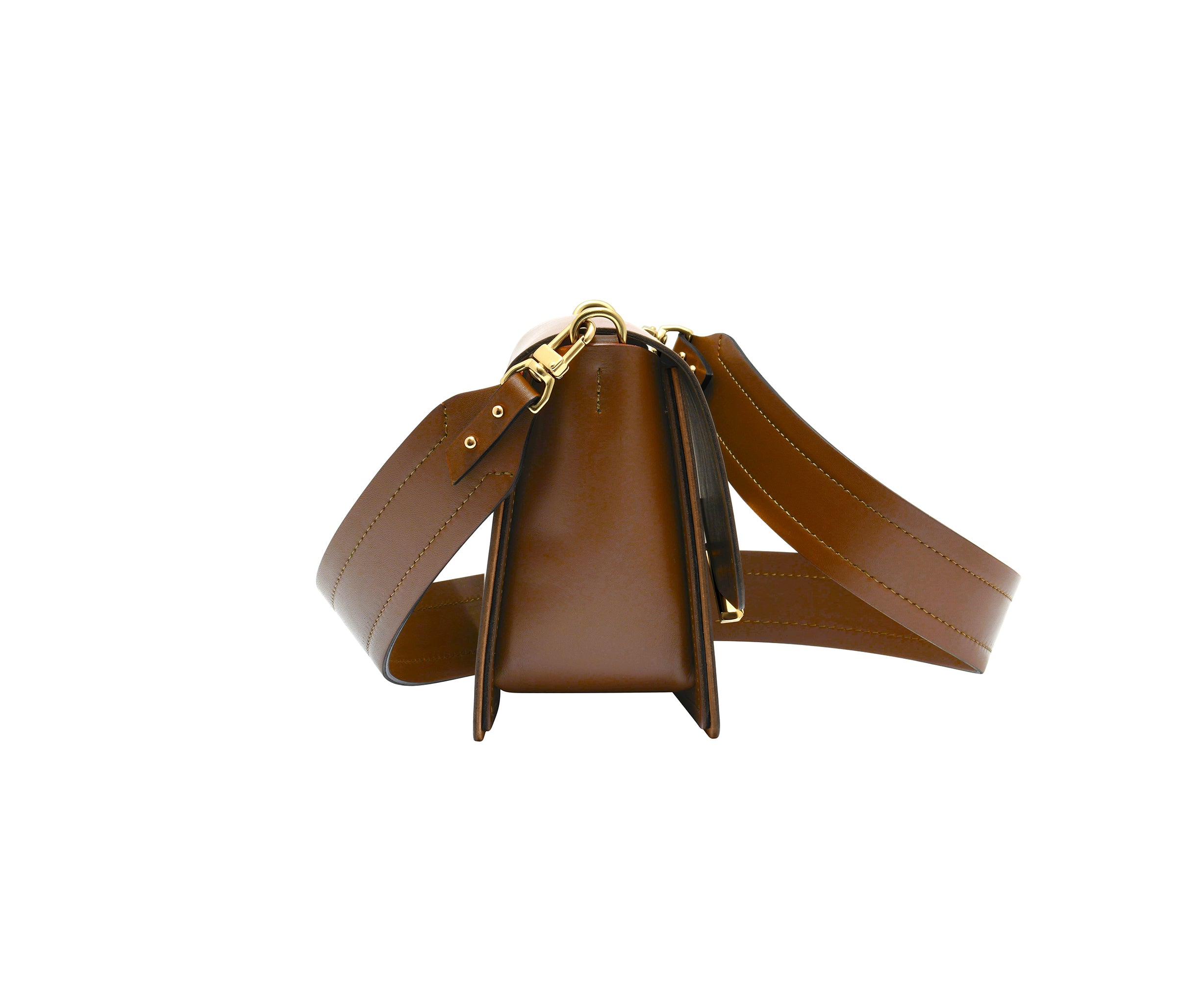 THE JEMISON JR. SATCHEL/AMERICAN BOVINE/TOBACCO