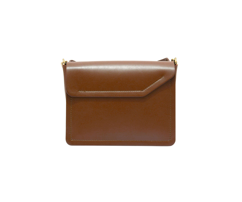 THE JEMISON JR. SATCHEL/AMERICAN BOVINE/TOBACCO