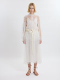 GATHERED RUFFLE SKIRT / CHANTILLY LACE / UNDYED