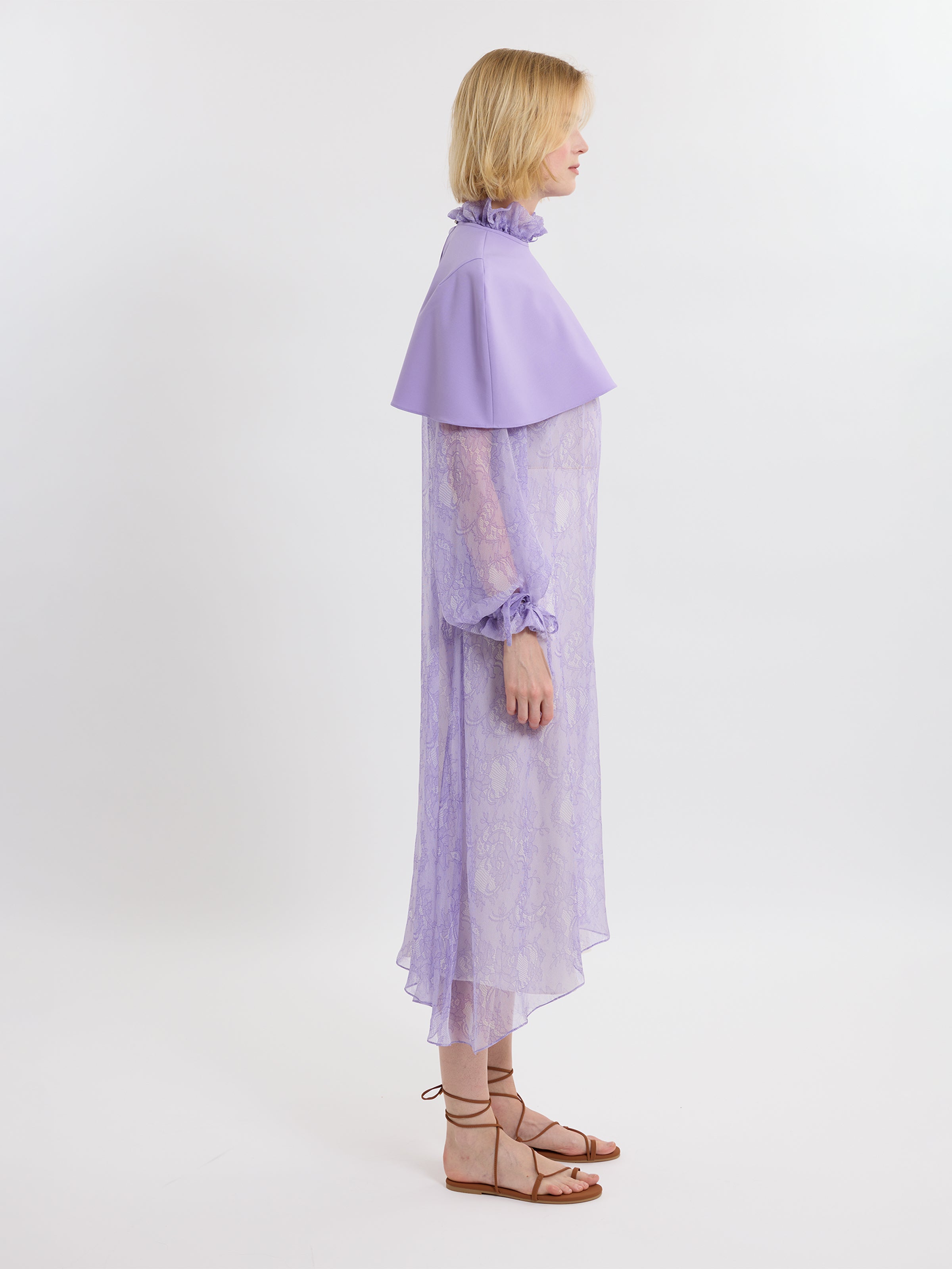 CAPLET / ORGANIC SUMMER WOOL/ LILAC / LIMITED EDITION
