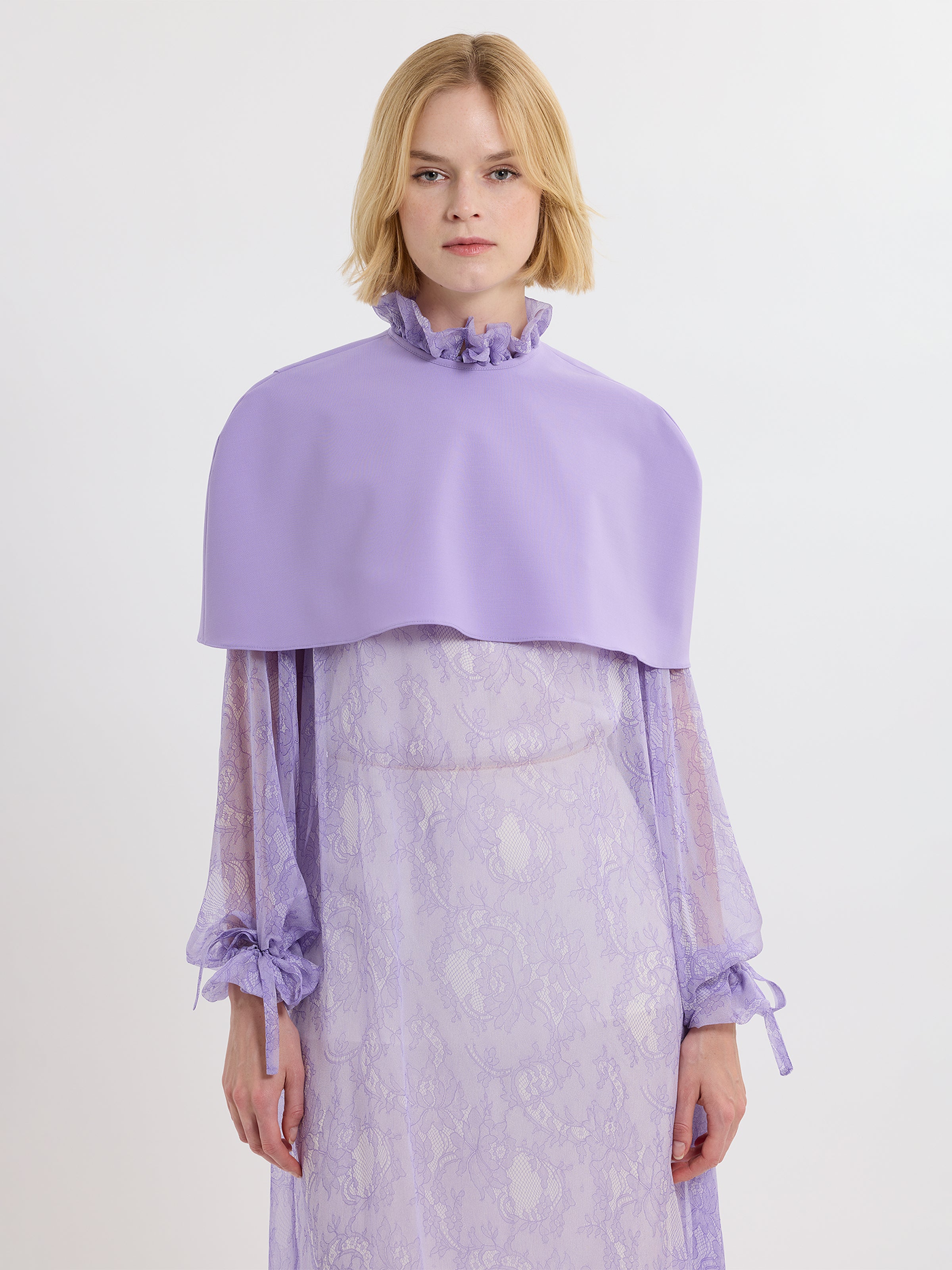 CAPLET / ORGANIC SUMMER WOOL/ LILAC / LIMITED EDITION