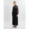 LIBERTY LACE DRESS /FRENCH CHANTILLY LACE / BLACK
