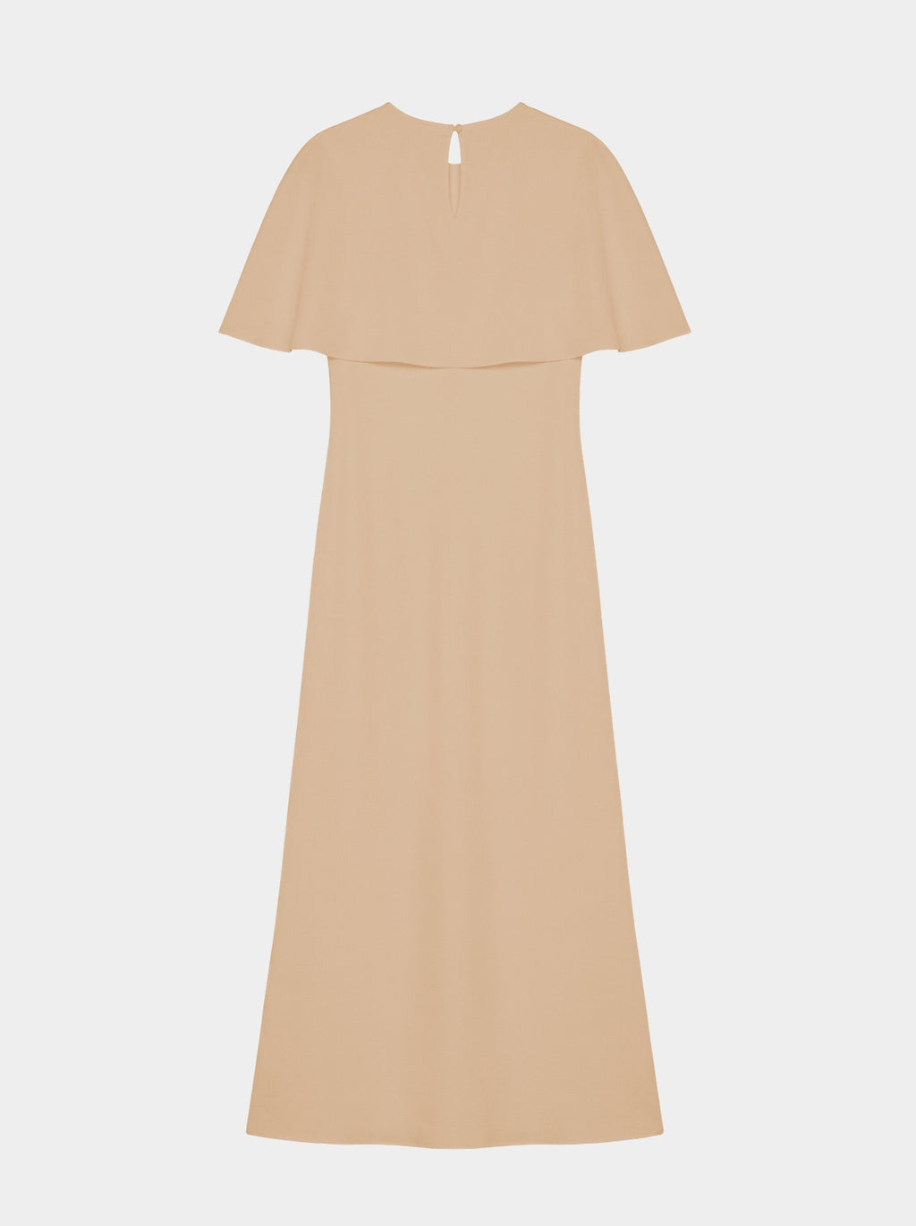 CAPELET DRESS / ORGANIC SILK CREPE DE CHINE/ BLUSH
