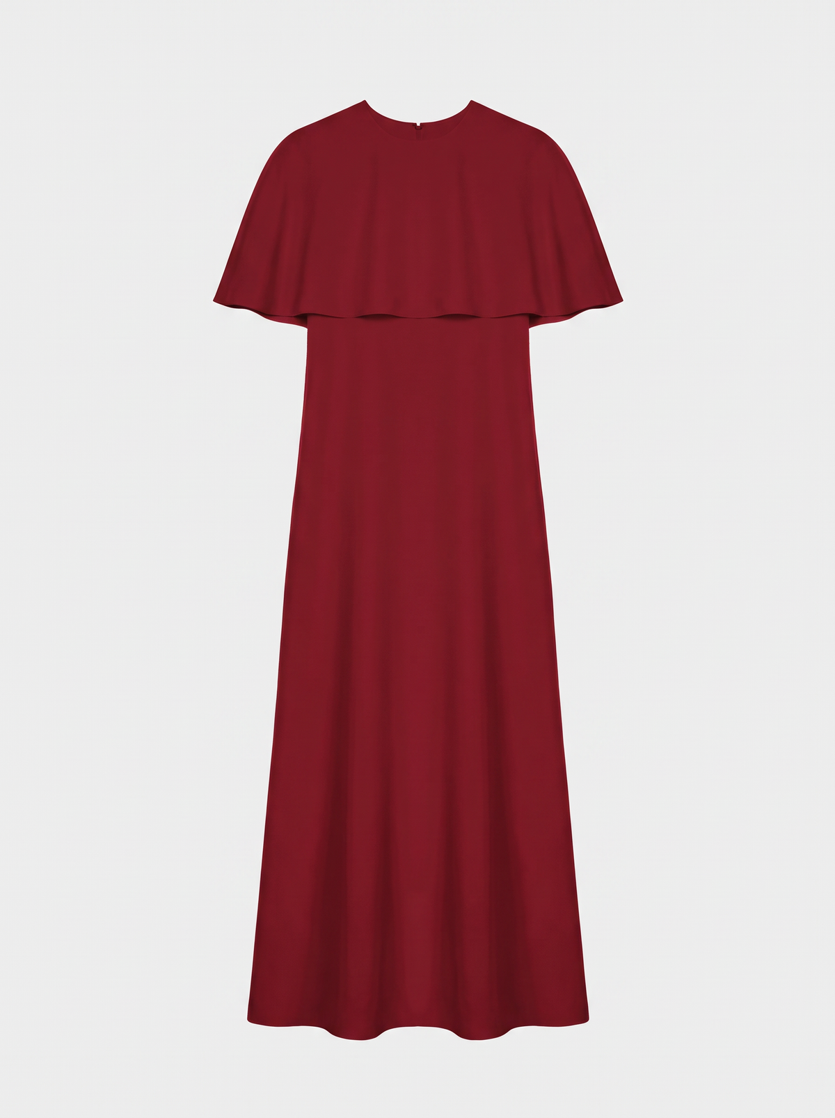 CAPELET DRESS /ORGANIC SILK CREPE DE CHINE/ BOURDAUX