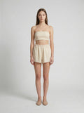 SHORTS / ORGANIC SILK CREPE DE CHINE / CREME