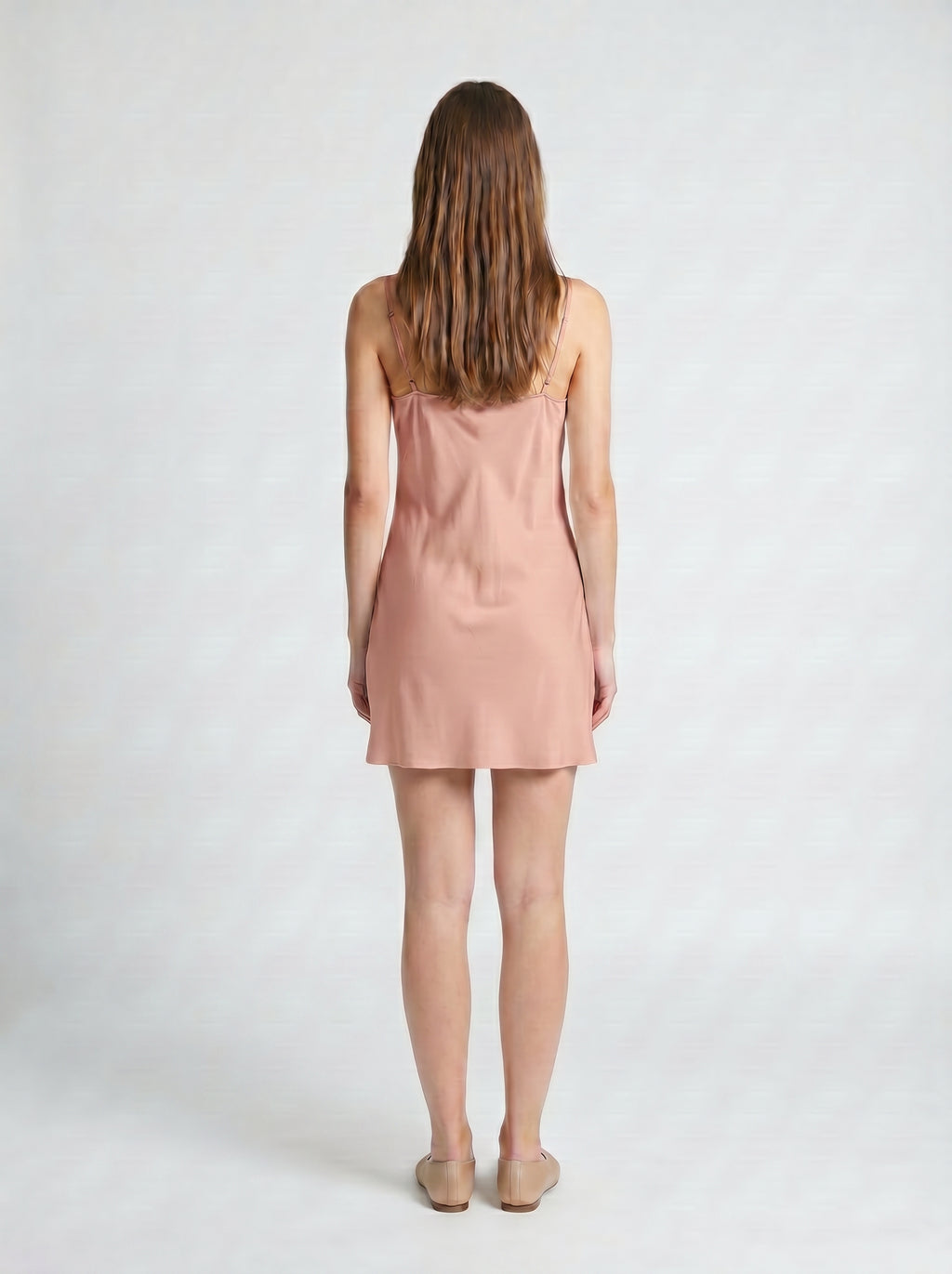 MINI SLIP / ORGANIC SILK CREPE DE CHINE/ BLUSH