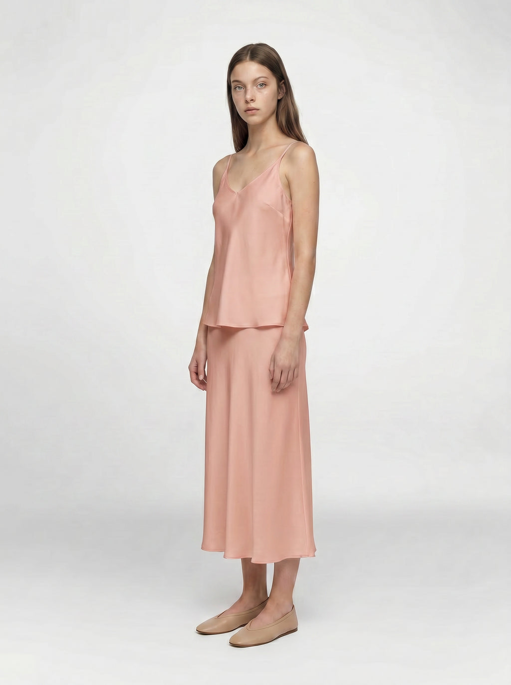 CAMISOLE / ORGANIC SILK CREPE DE CHINE / BLUSH
