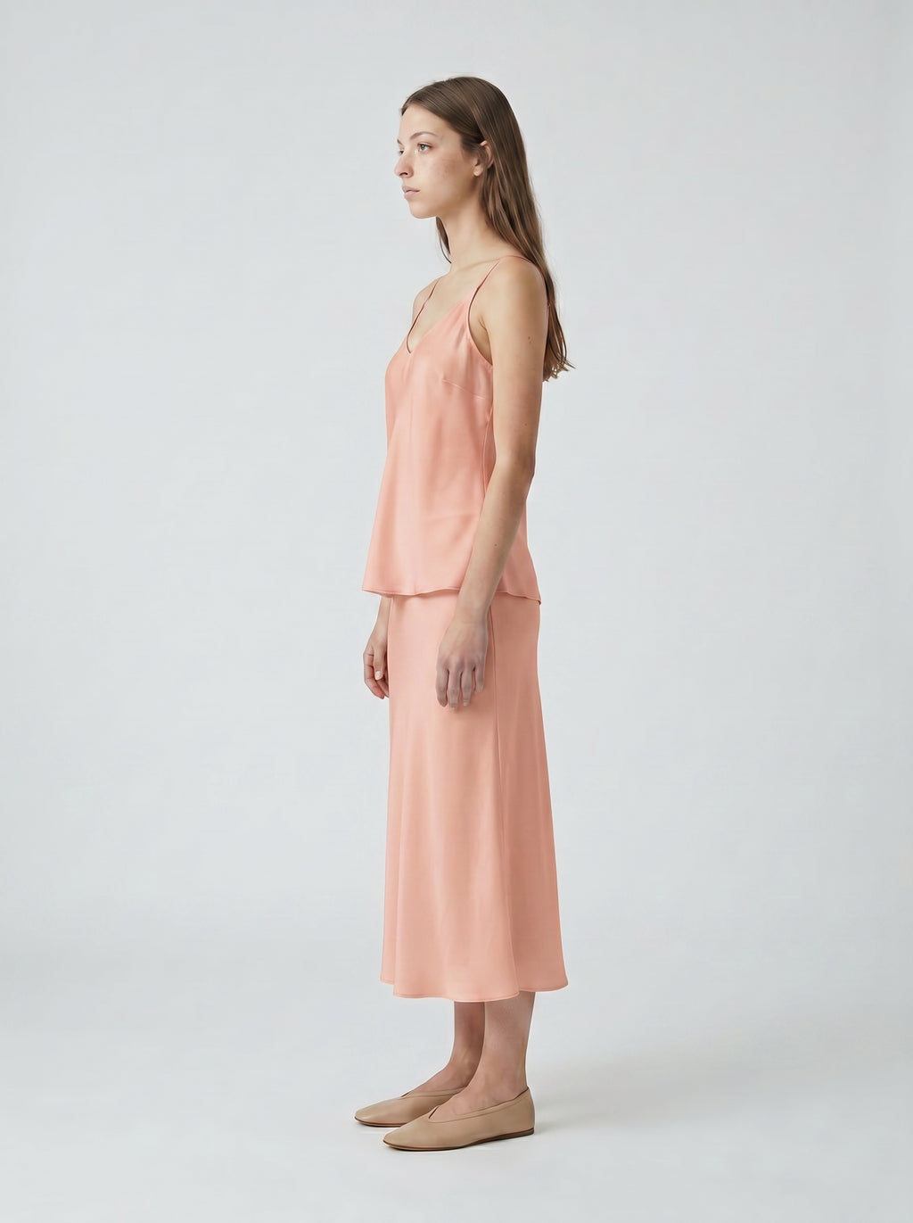 CAMISOLE / ORGANIC SILK CREPE DE CHINE / BLUSH