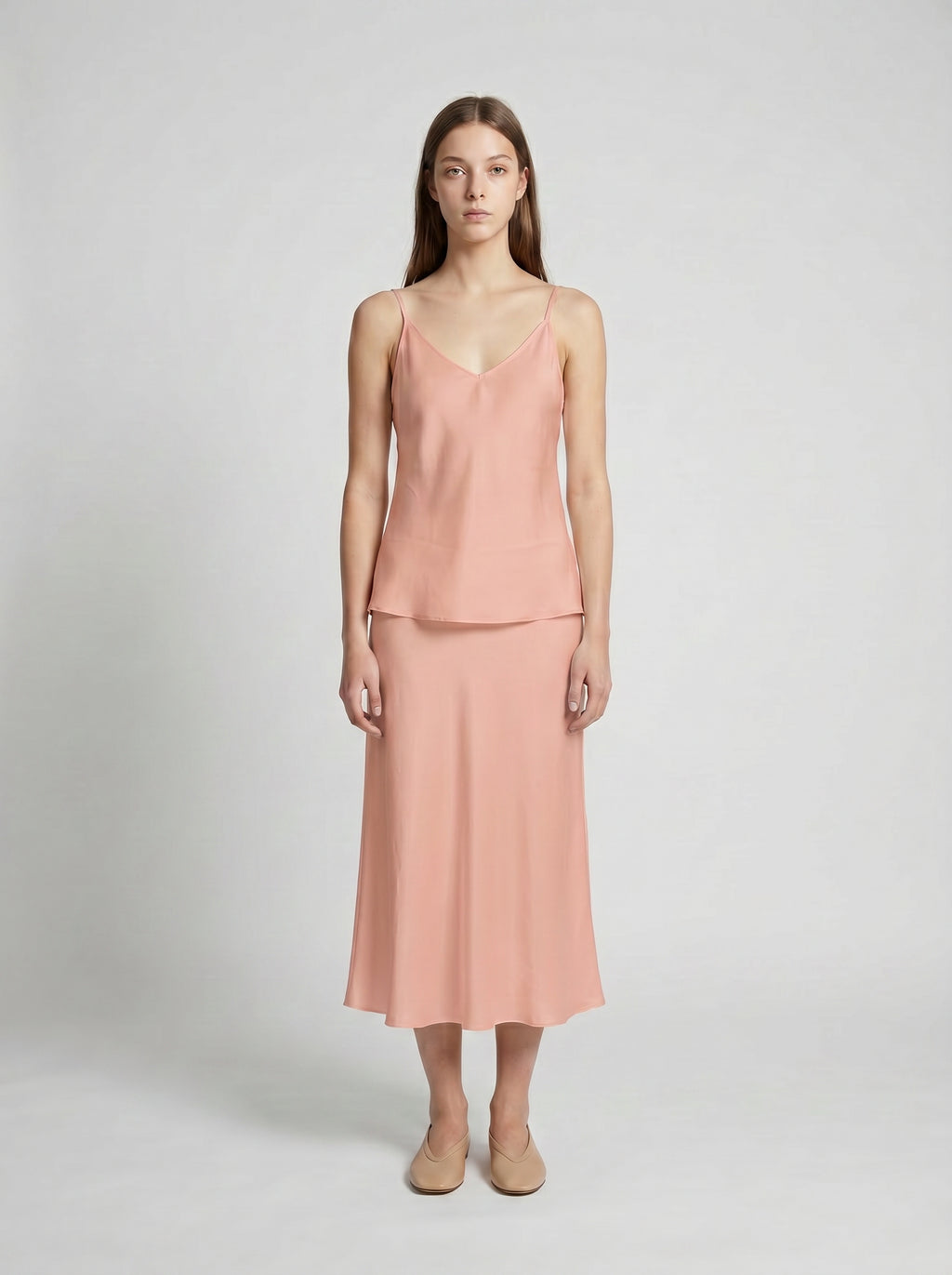 CAMISOLE / ORGANIC SILK CREPE DE CHINE / BLUSH