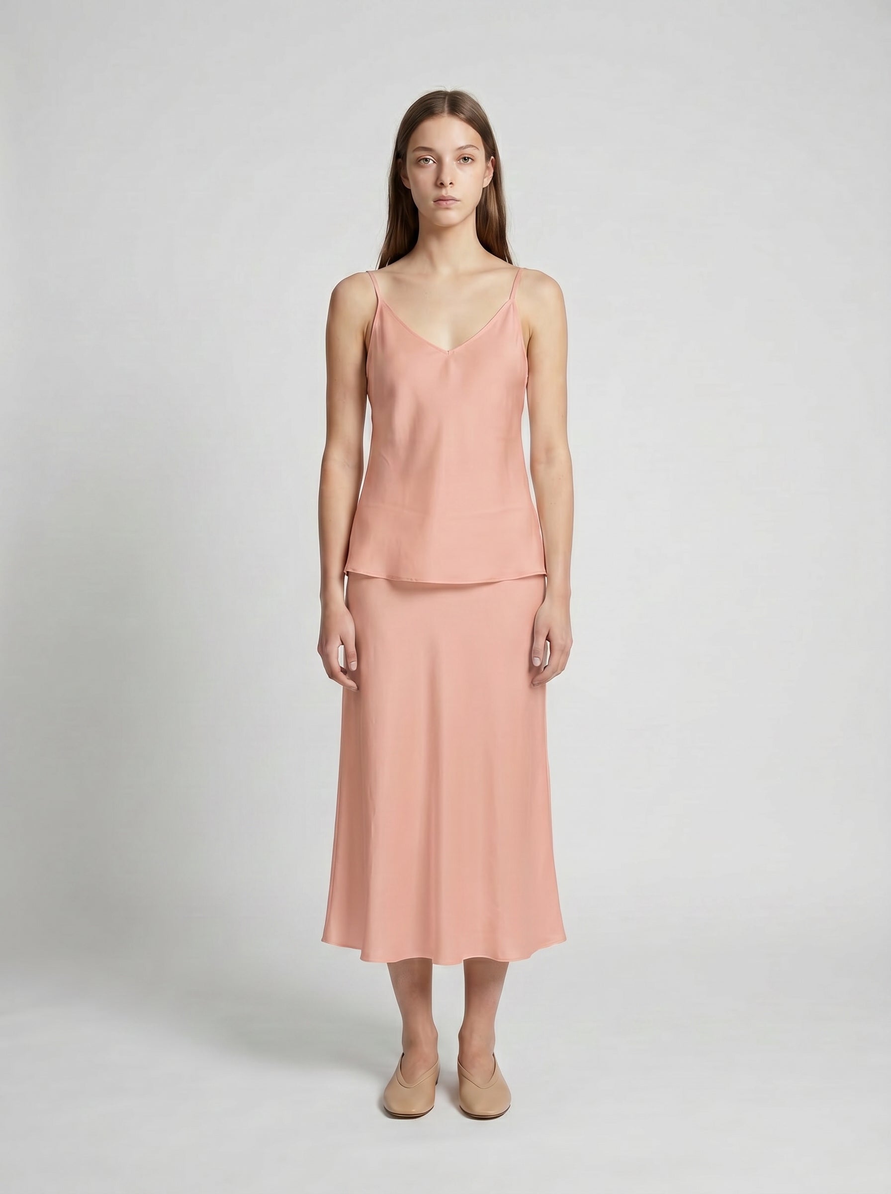CAMISOLE / ORGANIC SILK CREPE DE CHINE / BLUSH