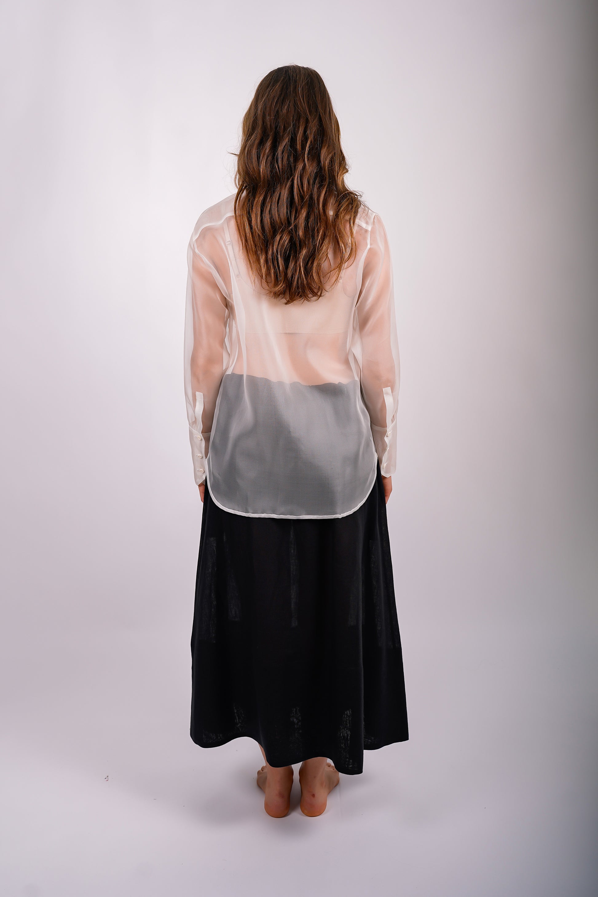 tuxedo-shirt-silk-sustainable-translucent-cream-american-made-back-view