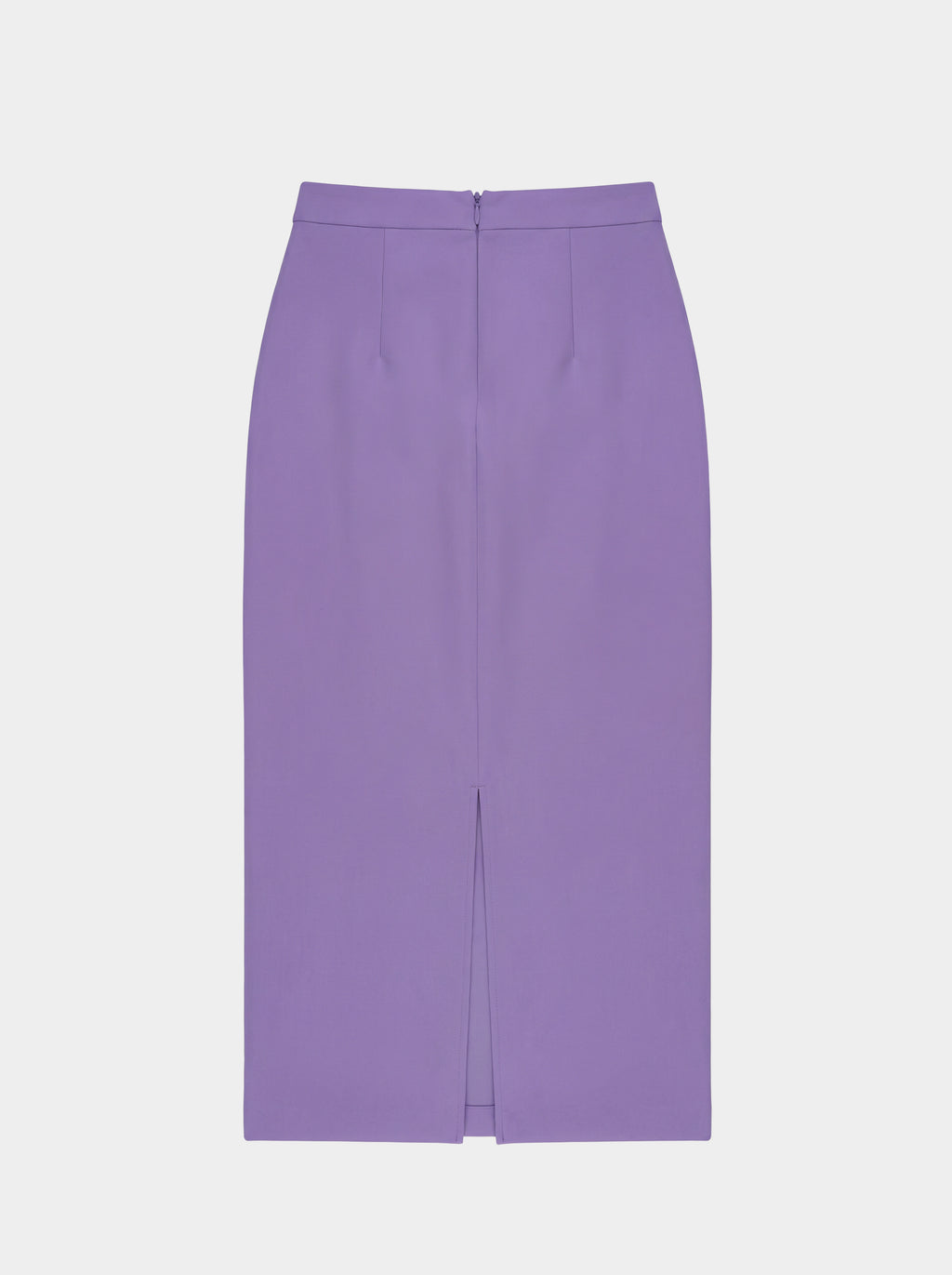 PENCIL SKIRT / ORGANIC SUMMER WOOL / LILAC/ LIMITED EDITION
