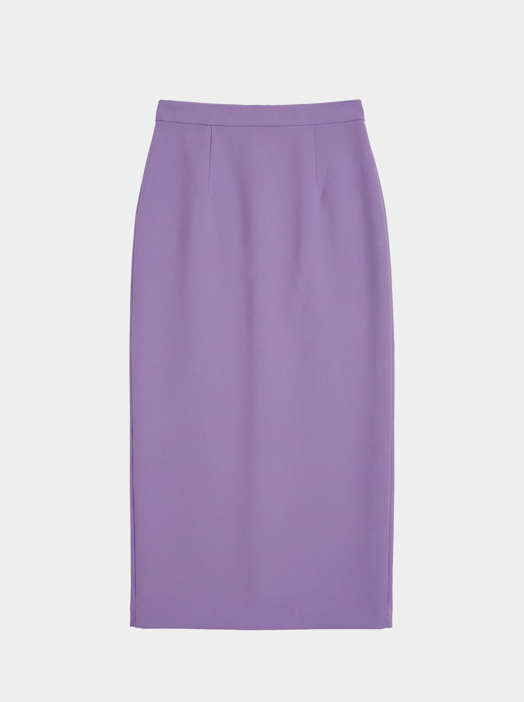 PENCIL SKIRT / ORGANIC SUMMER WOOL / LILAC/ LIMITED EDITION