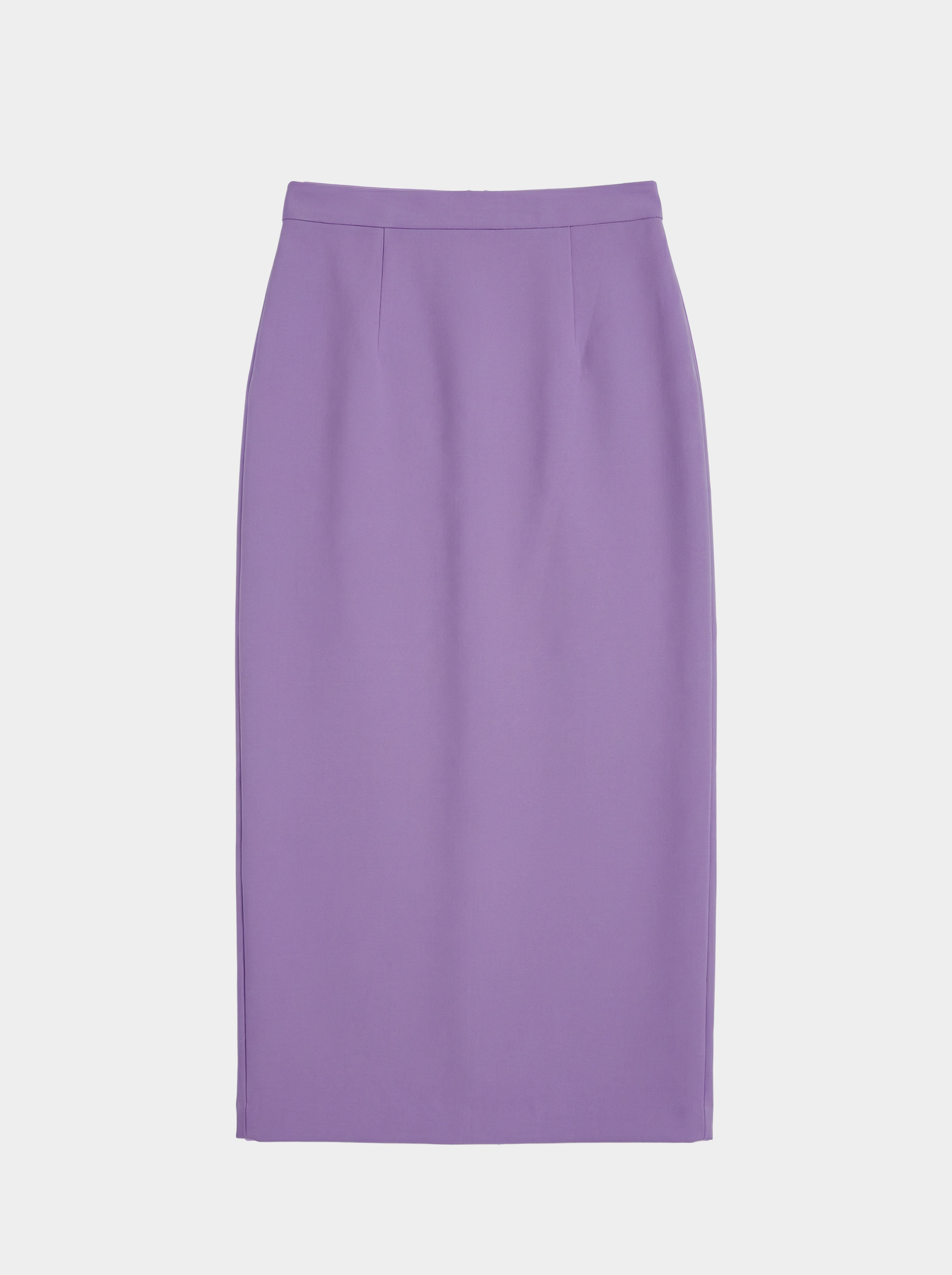 PENCIL SKIRT / ORGANIC SUMMER WOOL / LILAC/ LIMITED EDITION
