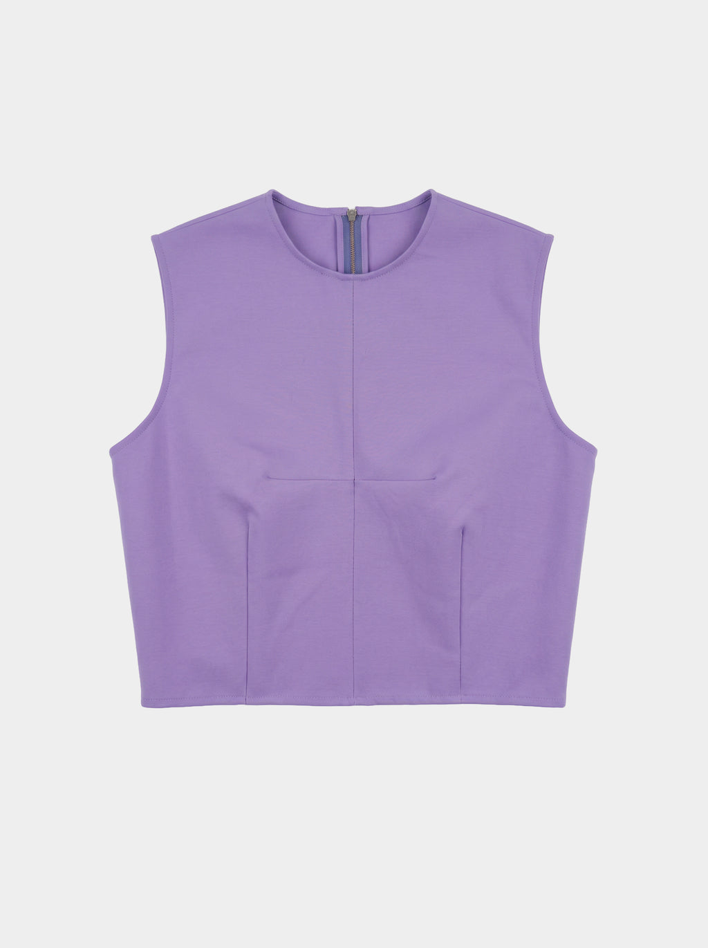 BODICE TOP / ORGANIC SUMMER WOOL/ LILAC / LIMITED EDITION