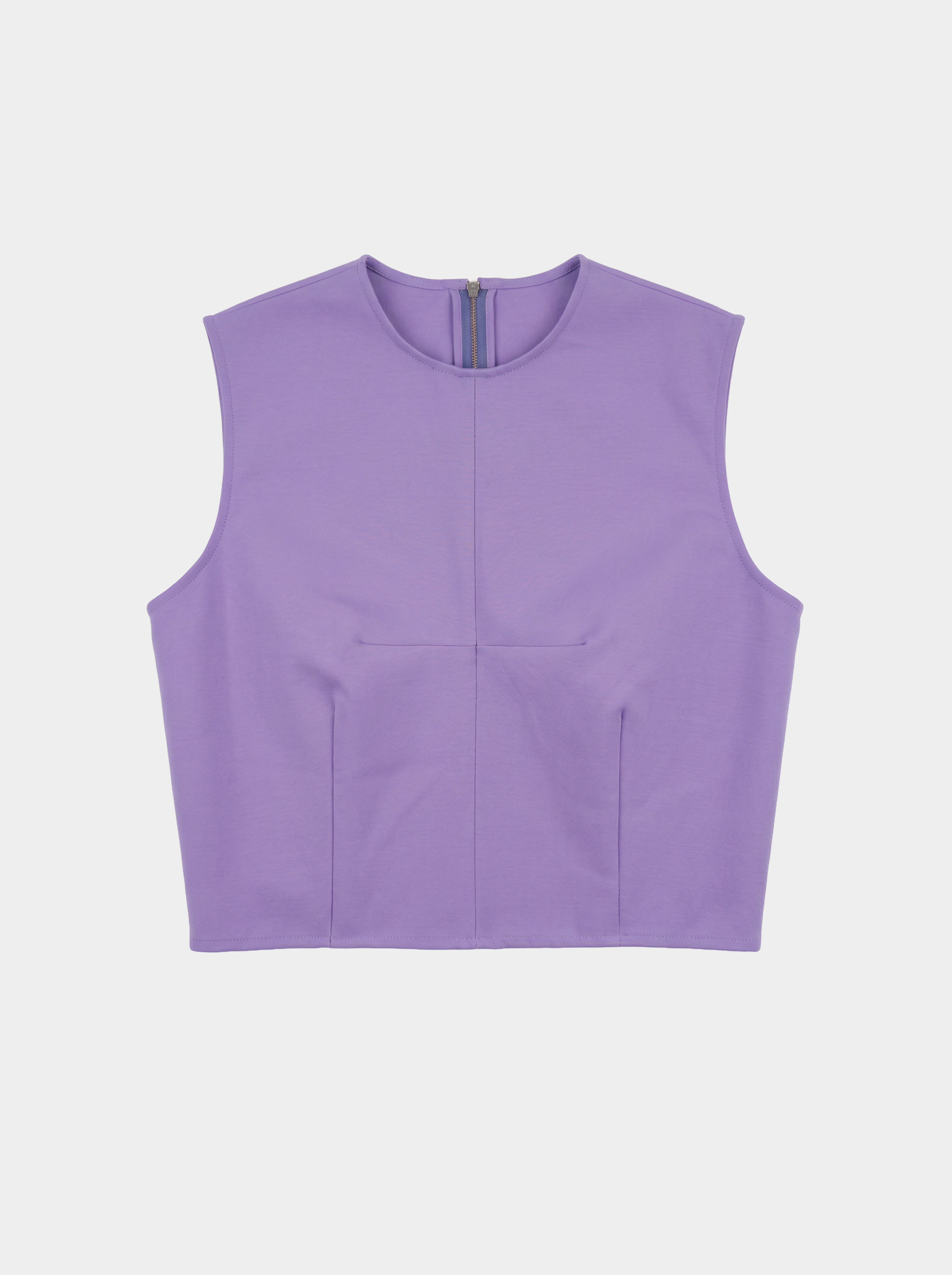 BODICE TOP / ORGANIC SUMMER WOOL/ LILAC / LIMITED EDITION