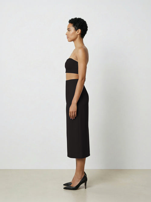 BRALETTE/ ORGANIC SUMMER WOOL/ BLACK